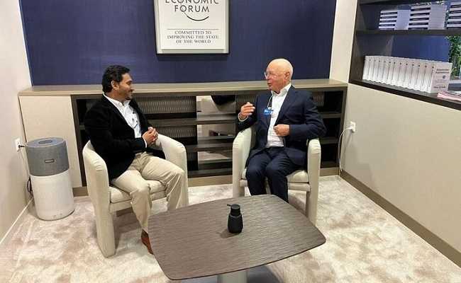 World Economic Forum chief all praise for Jagan